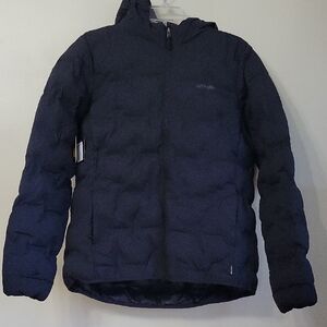 Ski-Doo Ladies Puffer Jacket Black Removable Hood. ‎ NWT Size LG